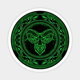 Viking Celtic Ram Aries Zodiac Magnet